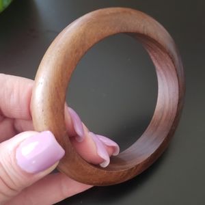 Wood bangle